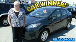 Jackpotwinner won a Ford Fiesta