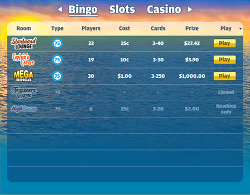 75 Ball Bingo Room
